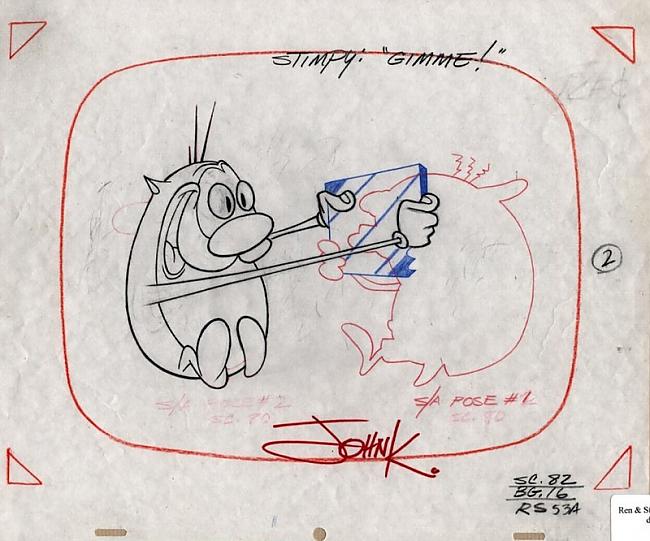 The Ren and Stimpy show 1991... Autors: zhagata13 Multeņu varoņi mākslinieku skicēs