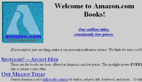 Amazoncom tika dibināts... Autors: ČOPERS Internets kādreiz