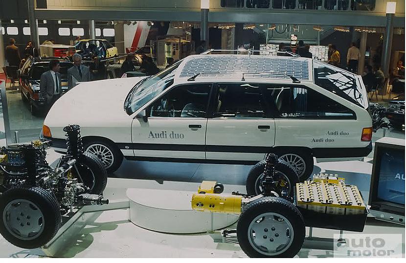 1989 gads Audi DUO hibrīds tā... Autors: Werkis2 Elektrisko automobiļu vēsture 1835. - 2013.