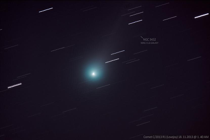 Komēta LOVEJOYAbas bildes ir... Autors: Fosilija Astro bildes