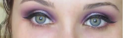  Autors: originalsnosaukums D.I.Y. MakeUp: Purple glitter makeup Tutorial