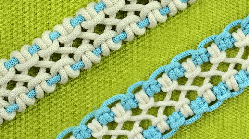  Autors: macrame Aproces / Pinumi / 4 un 6 pavedieni (DIY)