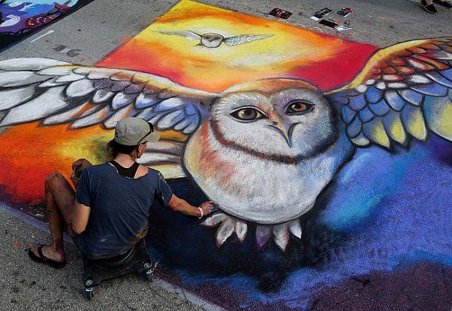  Autors: lolibobs Iielu mākslas festivāls "lake worth street painting festival"