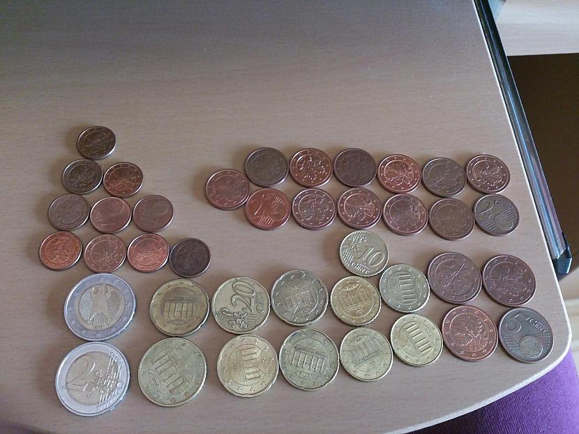 Vācija  661 eur Autors: Man vienalga Eiro monētu kolekcija!