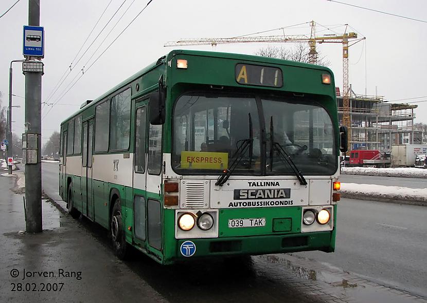 Scania CR112 Autors: bobija Pilsētas transportu Tallinā (departaments Mustamäe)