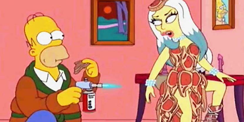 Lady Gaga Autors: ZīlīteAwww "Simpsonu" fani par sliktāko sēriju uzskata epizodi ar Lady Gaga.