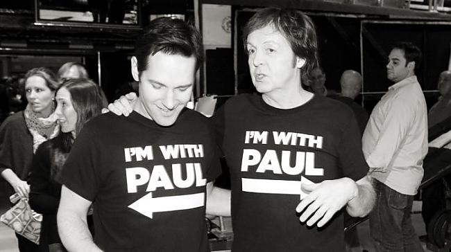 Pols Rūds un Pols Makartnijs... Autors: Uldis Siemīte 2#   25 veco laiku slavenību fotogrāfijas par kurām tu nenojauti