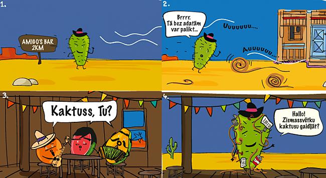 Komikss Ziemassvētku kaktusa... Autors: zhane Banda de amigos