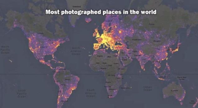 2 Visvairāk fotografētās... Autors: The Diāna 25 savādākas pasaules kartes