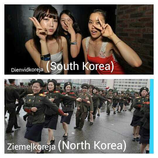 Sievietes Ziemeļkorejā dienē... Autors: ghost07 Dienvidkoreja vs Ziemeļkoreja