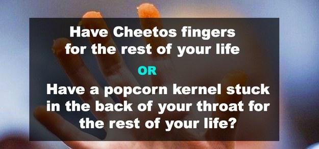 Ko Tu izvēlētos  Cheetos uz... Autors: ČOPERS Tava grūtākā dzīves izvēle!