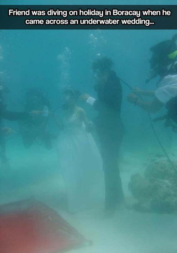 Scaronīs kāzas notika zemūdens... Autors: Ermakk 10 Fotogrāfijas.