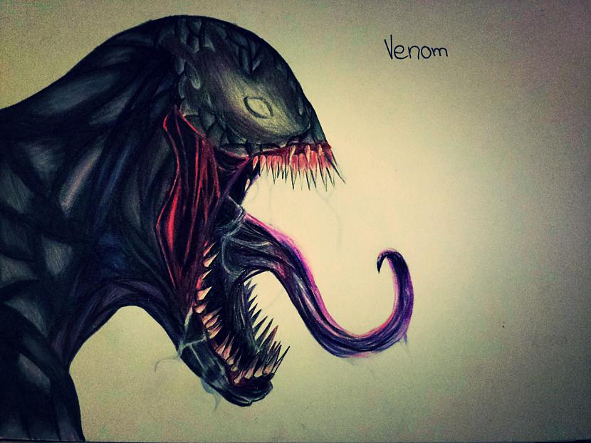 Venom from Spiderman movie Autors: Niky Boo I <3 art