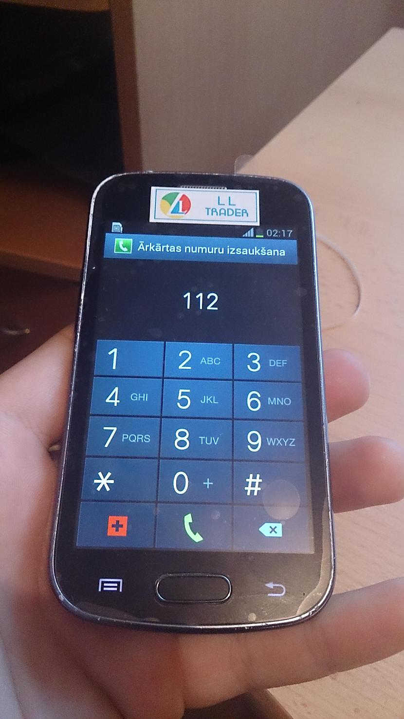 Zvanam uzz 112 pārbaudam vai... Autors: TheDjNovus Samsung galaxy trend S7560 touch screen maiņa