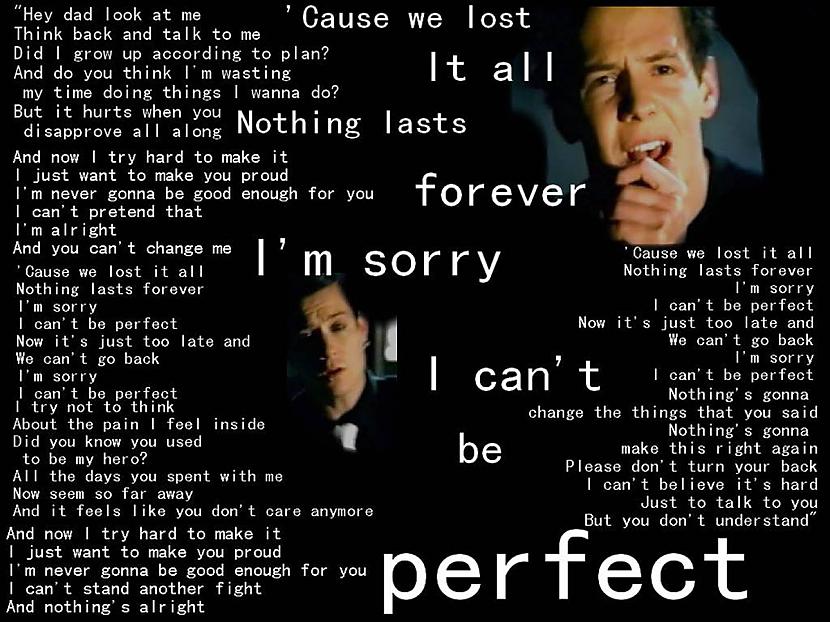Simple Plan  Perfect Problēmas... Autors: ModkalMusic 7 pašnāvības dziesmas