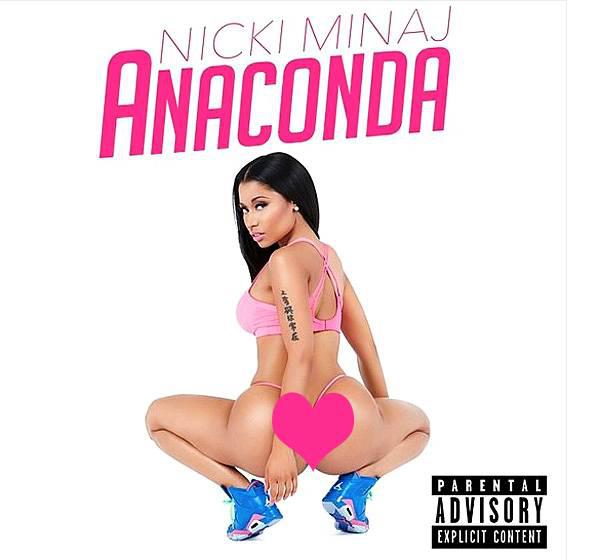Nicki Minaj nbspAnaconda... Autors: lolypapgirl Atkailinātākie albumu vai singlu vāki