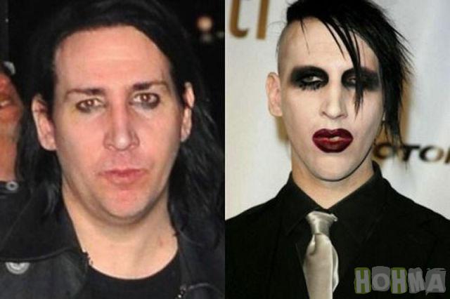 Marilyn Manson Autors: Kvartāla lēkātājsP Neredzētas bildes - slavenības bez kosmētikas