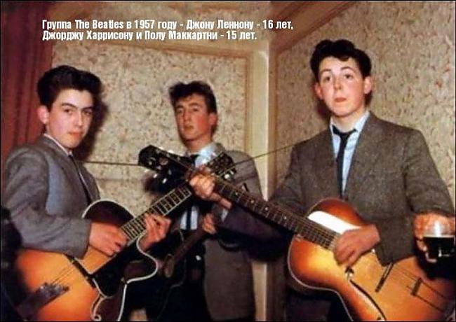 Grupas The Beatles pirmsākums... Autors: Edgarinshs Retas vēsturiskas fotogrāfijas