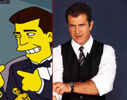 Mels Gibsons Autors: forever clear Reāli cilvēki Simpsonos 2