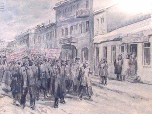 Revolūcijā Krievijā sākās 1905... Autors: Fosilija 1905. gada revolūcija