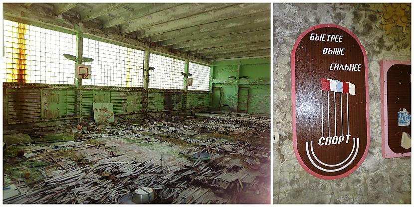 Tad seko sporta zāle kura... Autors: Pēteris Vēciņš Černobiļa. Tās noslēpumi un realitāte.