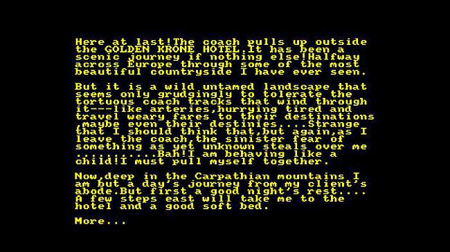 1986 DraculaNosaukums... Autors: Werkis2 Šausmu videospēļu vēsture.1972-2015 (+180 spēles) Horror games.