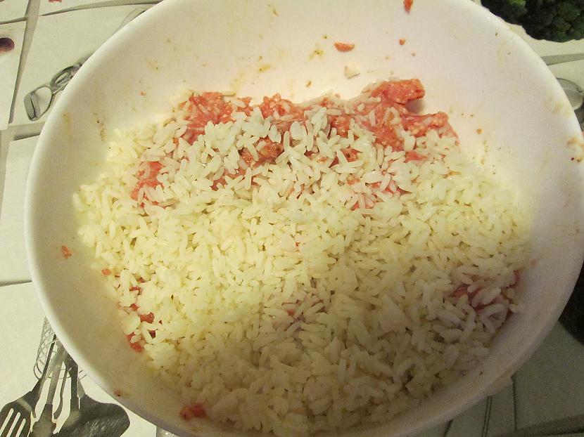 Kad rīsi gatavi pievieno rīsus Autors: Lords Lanselots Pildītā paprika