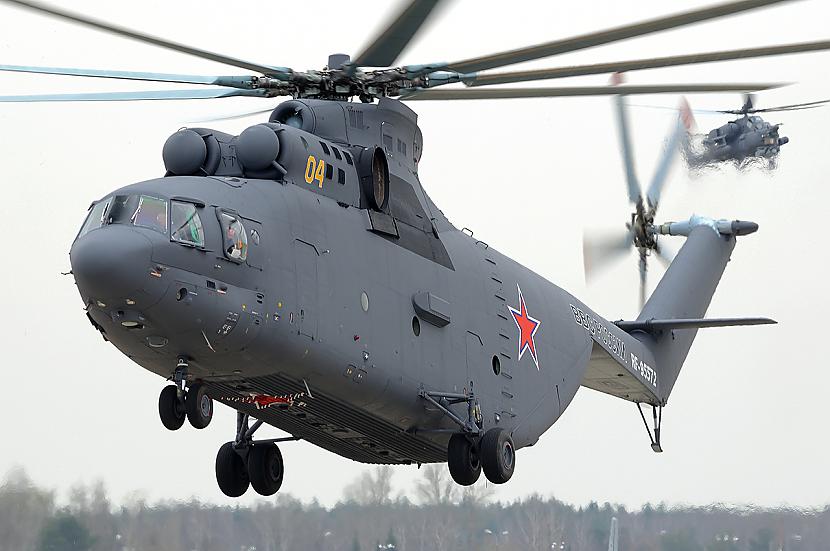 nbsp nbspScaronī milzeņa... Autors: Mao Meow Mi-26 - lielākie masveidā ražotie helikopteri pasaulē.