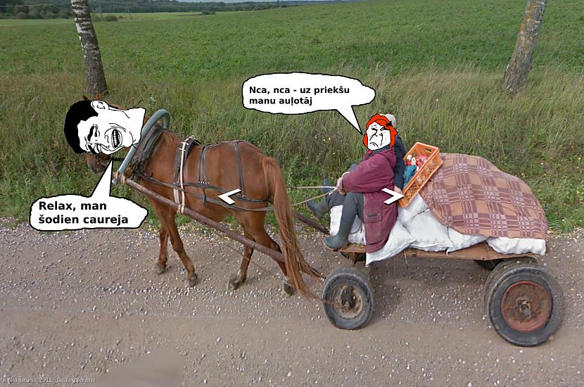 zirgs Autors: Strāvonis Uz Google Maps bāzētie komiksi #3