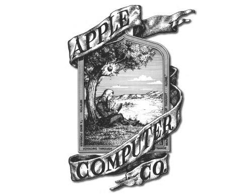 Apple pirmajā logo bija... Autors: Fosilija Tev patiks.