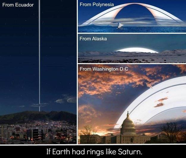 Tā lūk izskatītos Saturna... Autors: mousetrap 20 unikāli attēli un fakti par Zemi un ne tikai!