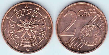 2 centu monētanbspMonētas... Autors: KASHPO24 Austrijas eiro monētas