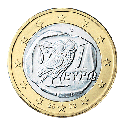 1 eiro Monētas reversā... Autors: KASHPO24 Grieķijas eiro monētas