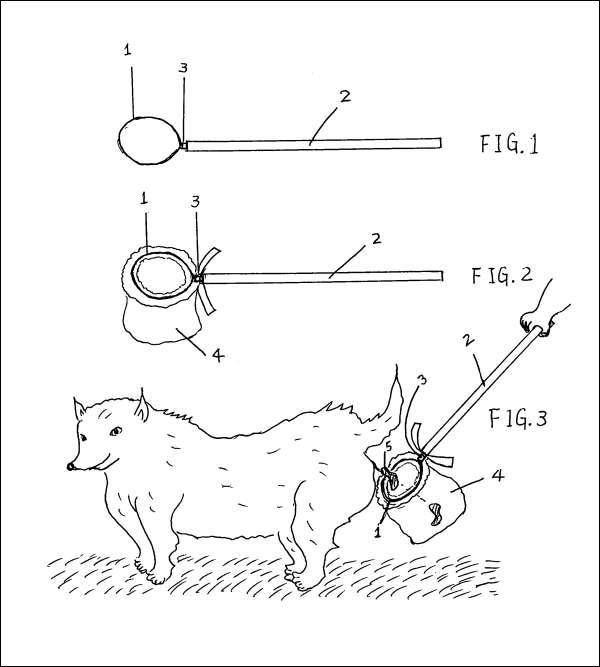 Suņu kaku ķērājs Cik dīvains... Autors: elv1js Tici vai nē, bet šādi patenti eksistē.