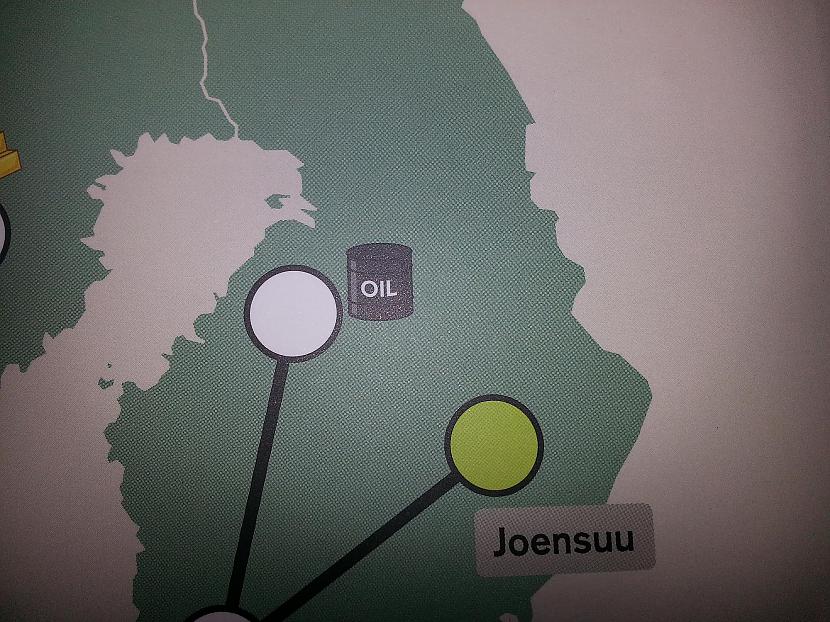 Vienīgā nafta atrodas Somijā... Autors: Fosilija Galda spēle " Cargomaster"