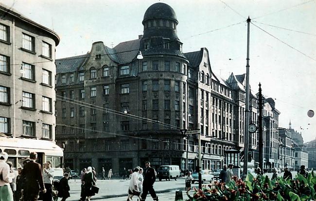 Brīvības iela 60tie gadi Autors: Neticamaiss Rīga pirms 50 gadiem krāsainās fotogrāfijās