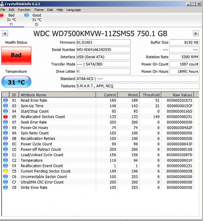 Western Digital 750 GB My... Autors: Werkis2 Arējo cieto disku apskati un pārdomas.