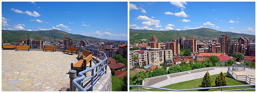 Arī scaroneit no terases pie... Autors: Pēteris Vēciņš Kosova 2. daļa: Kosovas problēmu kamols: Ziemeļkosova-Mitrovica.