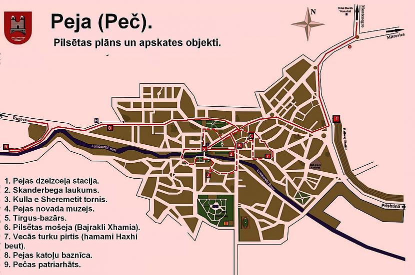 Nonākam pilsētas centrā un... Autors: Pēteris Vēciņš Kosova 3. daļa: Nolādētie kalni un Kosovas  Šveice - Rugova.