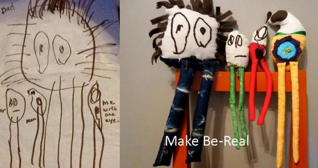 Riks 5 gadi Autors: MazAa888 Pēc bērnu zīmējumiem veidotas rotaļlietas