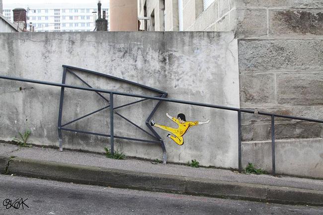 Brūss Lī Saintetjēna Francija Autors: kaķūns 28 ielu mākslas meistardarbi - vērts redzēt