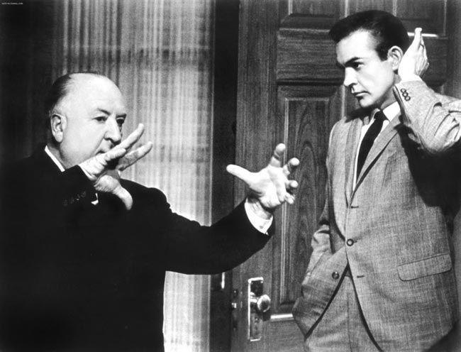 Alfred Hitchcock un Scaronons... Autors: Fosilija Retas fotogrāfijas ar dažādām slavenībām