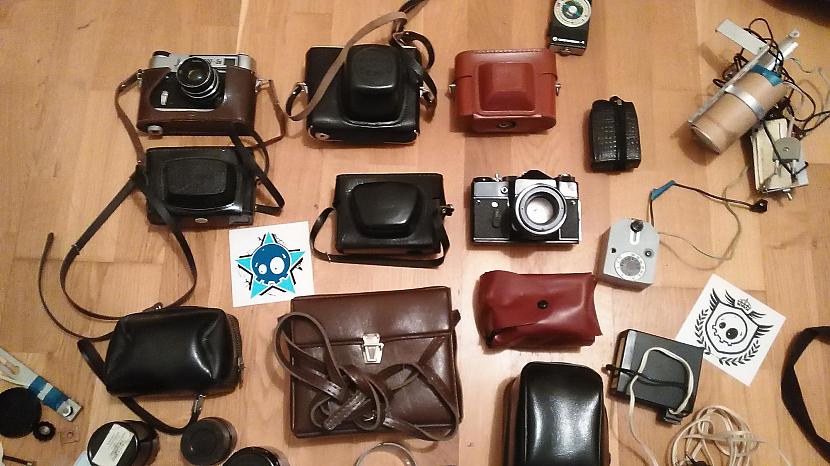 Dažadi fotoaparāti Autors: Emchiks Veco fotoaparātu kolekcija!