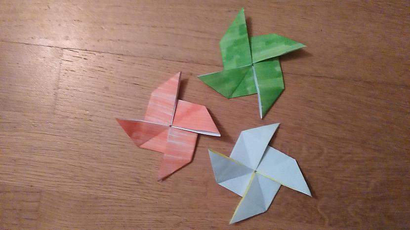 Origami "ninja star"