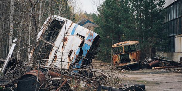 Pamestie autobusi kurus nācās... Autors: ghost07 Černobiļas katastrofai aprit 29 gadi