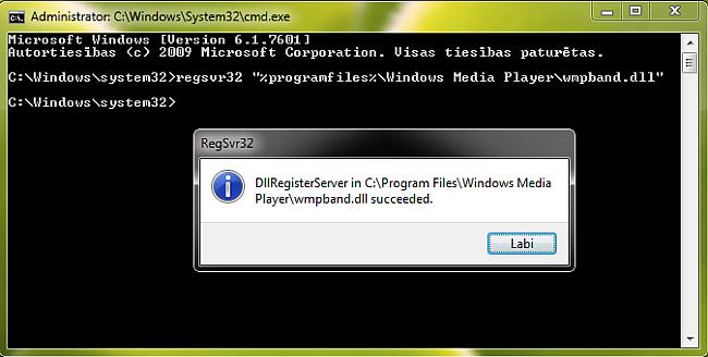 Tālāk fails wmpbanddllquot ir... Autors: supernovalv Windows Media Player Toolbar (W7 / 8 lietotājiem)