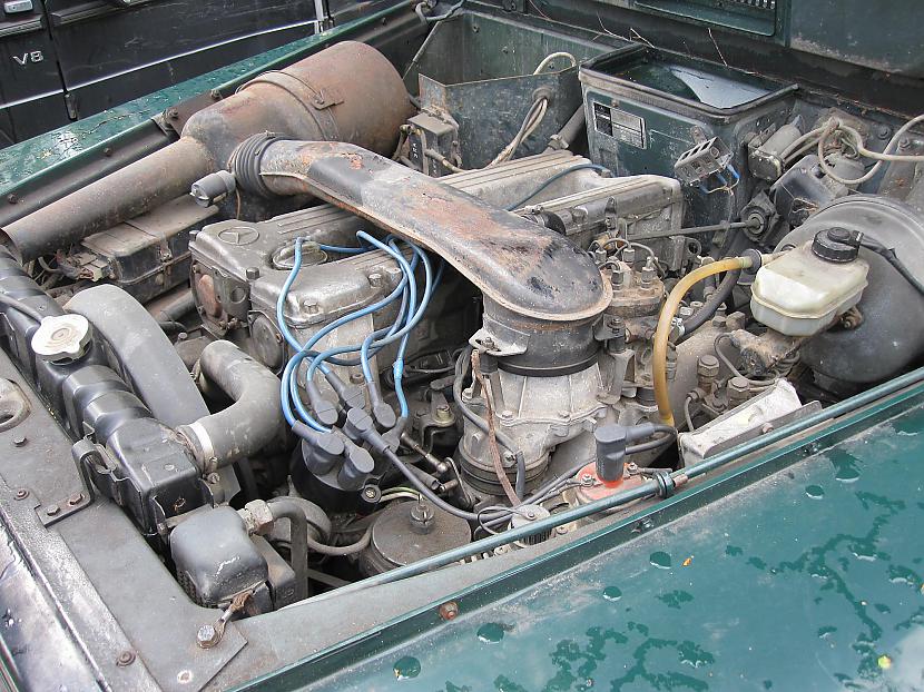 motors vispār mazliet esmu... Autors: Fosilija Leģendas augšāmcelšanās jeb 1979.gada Mercedes Benz G280 restaurācija 1