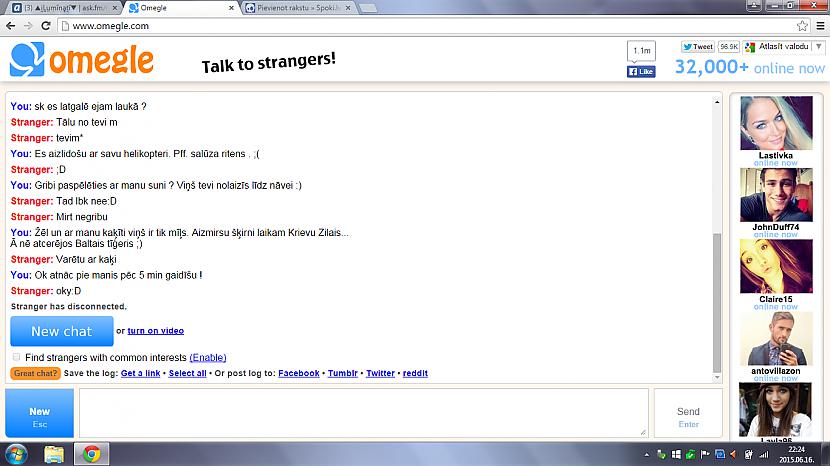 Scaronis ir turpinājums Laikam... Autors: zonde2 Omegle