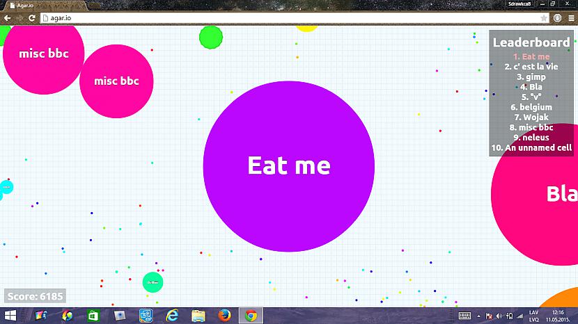 gribēju pamēģināt ko... Autors: SoullesS Agar.io Labākie momenti bildēs
