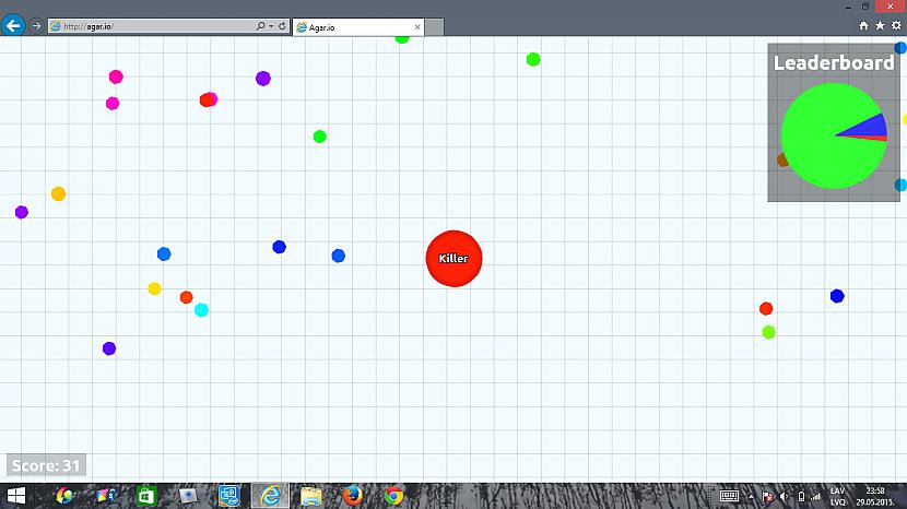pēc tam mēģināju to vēlreiz... Autors: SoullesS Agar.io Labākie momenti bildēs
